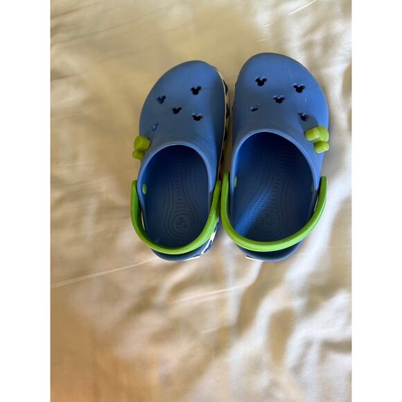 Crocs Blue green mickey size 1 - Picture 3 of 4